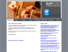 Tablet Screenshot of cliffstudio.de